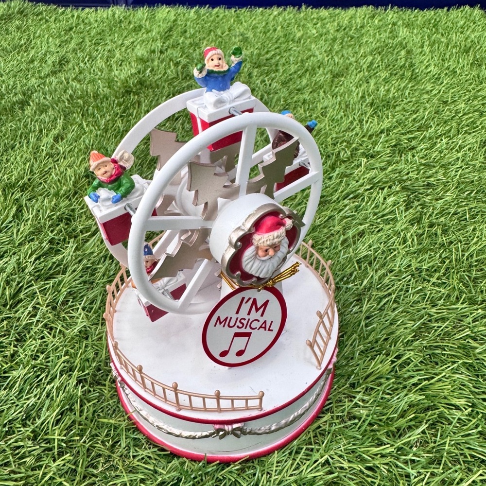Unbranded Christmas Ferris Wheel Musical Decor‎ Unisex OS White Excellent